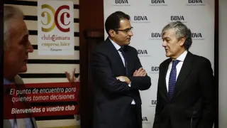Miguel Cardoso, economista de BBVA Research y Carlos Gorría, director Territorial Norte de BBVA y