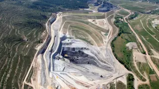 La mina Mi Viña, en Estercuel, en proceso de restauración