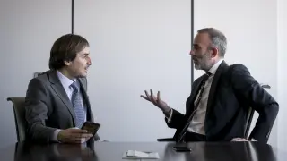 Rafael Zapatero y Daniel Chóliz, abogados de Deloitte en Zaragoza