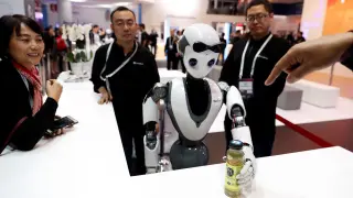 Los robots son siempre protagonistas del MWC