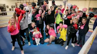 Boxeo femenino en Zaragoza
