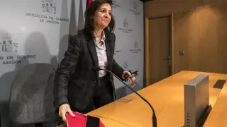 La delegada del Gobierno en Aragón, Carmen Sánchez.