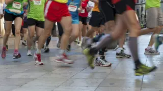 Corredores en la Media Maratón de Zaragoza en ediciones anteriores