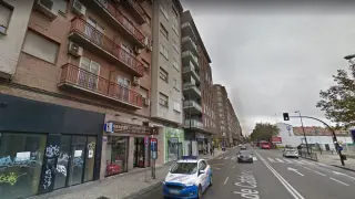 Una imagen de la avenida de Cataluña, donde se produjo la detención del preso fugado, de 25 años.