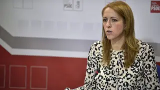 La portavoz del PSOE a nivel regional, Cristina Maestre, en una imagen de archivo.