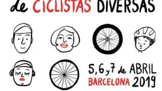 Cartel del IV Encuentro de 'Ciclistas Diversas'.