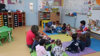 Aula de 2 años en el colegio San Braulio de Zaragoza