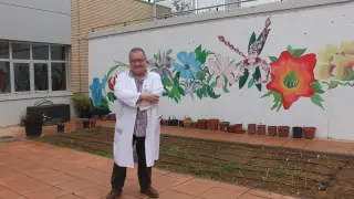 El psiquiatra Alfonso Pérez Poza, presidente de la Sociedad Aragonesa y Riojana de Psiquiatría (SARP), en el Hospital de Día de Psiquiatría del Miguel Servet de Zaragoza.