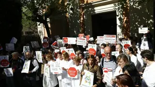 protesta de sanitarios
