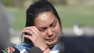 Mariela Benítez ha roto a llorar varias veces durante su comparecencia.