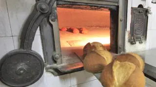 Foto de archivo de un horno de leña de un obrador aragonés.