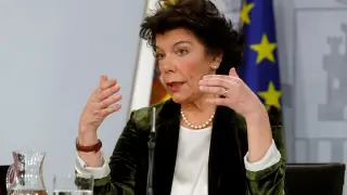La portavoz del Gobierno, Isabel Celaá.