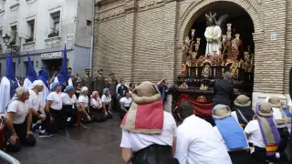 Procesión de la Humildad del Domingo de Ramos en Zaragoza