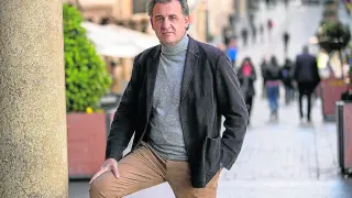 Joaquin Moreno, candidato de ciudadanos por Teruel al congreso delos diputados en las proximas elecciones generales. Foto AntonioGarcia/bykofoto. 09/04/19 [[[FOTOGRAFOS]]]