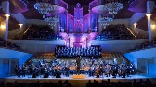 Actuación de la Orquesta Clásica Santa Cecilia en el Auditorio Nacional de Madrid el pasado año.