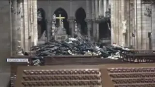 Los bomberos han detectado algunos puntos débiles en la estructura de la catedral, incluidos los techos y una sección del crucero norte de esta joya del gótico francés
