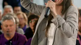Acto electoral de Irene Montero en Alicante.