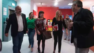 Cristina Narbona y Susana Sumelzo (PSOE) presentan el programa electoral.