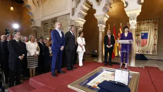 Acto institucional del Día de Aragón en el palacio de La Aljafería