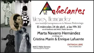 El ciclo Anhelantes recuerda la figura de Meyes Hernández, maniquí de Balenciaga.