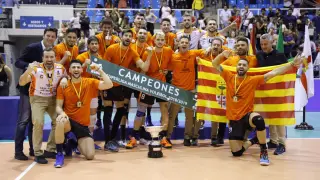 El CV Teruel, campeón de la Superliga