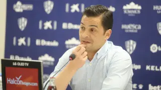Francisco Rodríguez, entrenador de la SD Huesca.