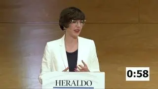 Barba a Azcón: "Usted ha sido capaz de llevarse al huerto al PSOE en estos últimos 4 años"