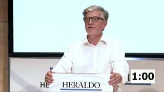 Así ha concluido el debate de Heraldo el candidato de ZEC al Ayuntamiento de Zaragoza, Pedro Santisteve.