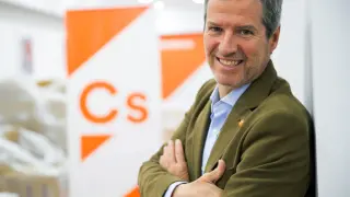 Daniel Pérez Calvo, candidato de Ciudadanos a la Presidencia del Gobierno de Aragón.