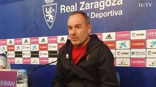 El entrenador del Real Zaragoza, Víctor Fernández, ha hablado este jueves sobre su futuro en el club y sobre el final de la temporada.