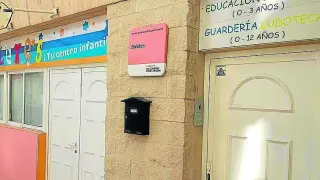 La escuela para niños de 0 a 3 años Soletes de Alcañiz.