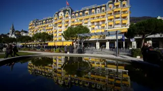 Fotografía de archivo del hotel Montreux-Palace de Suiza donde se celebrará la reunión.