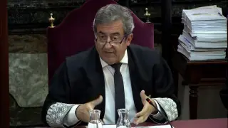 Javier Zaragoza, en el juicio del procés