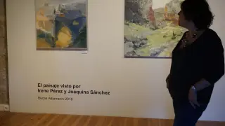 Exposición de pintura al natural en la Torre Blanca, de Albarracín.