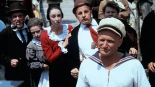 Fotograma de la película 'Popeye' (1980), dirigida por Robert Altman y protagonizada por Robin Williams.