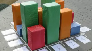 Elementos como este juego de los rascacielos estarán en el museo.