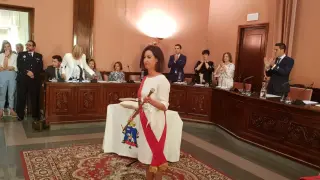La socialista Teresa Ladrero, una legislatura más como alcaldesa de Ejea de los Caballeros.