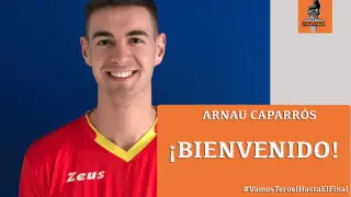 Arnau Caparros, nuevo jugador del CV Teruel.