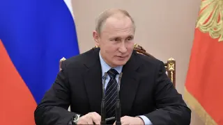 El presidente ruso, Vladimir Putin, este viernes en Moscú.