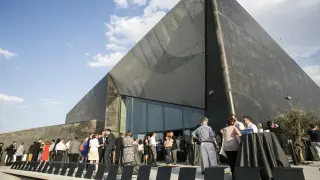 El Caixaforum, el día de su inauguración, el 27 de junio de 2014.