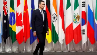 Pedro Sánchez participa en la cumbre del G20 en Osaka.