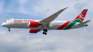 Imagen de archivo de un vuelo de Kenya Airways.