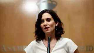 La candidata del PP a la Presidencia de la Comunidad de Madrid, Isabel Díaz Ayuso.