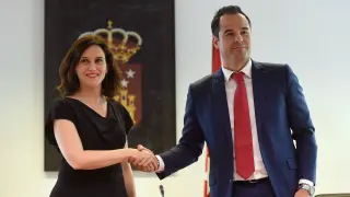 Acuerdo PP Cs Isabel Díaz Ayuso Ignacio Aguado