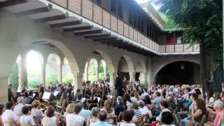 Un concierto celebrado en la basílica de la Peña, de Graus.