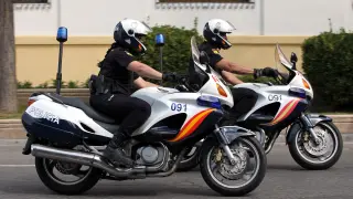 Motoristas Policía Nacional