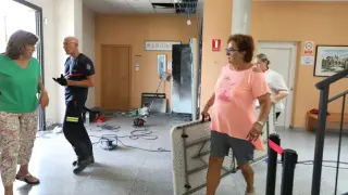 Incendio en la residencia de Aspanoa en Almudévar