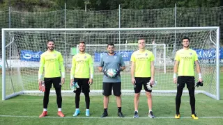 Valera, Álvaro Fernández, Mallén, Jovanovic y Bardají