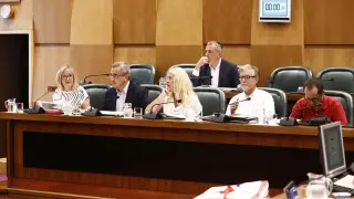 Comisión de Urbanismo que celebró el Ayuntamiento de Zaragoza el pasado lunes.