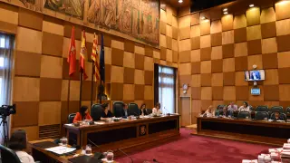 Comisión Acción Social en el Ayuntamiento de Zaragoza.